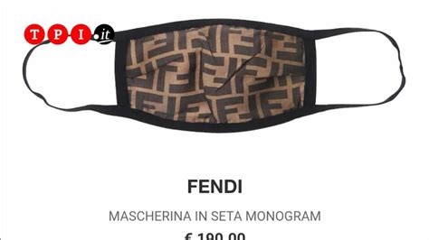 mascherina firmata fendi|FENDI .